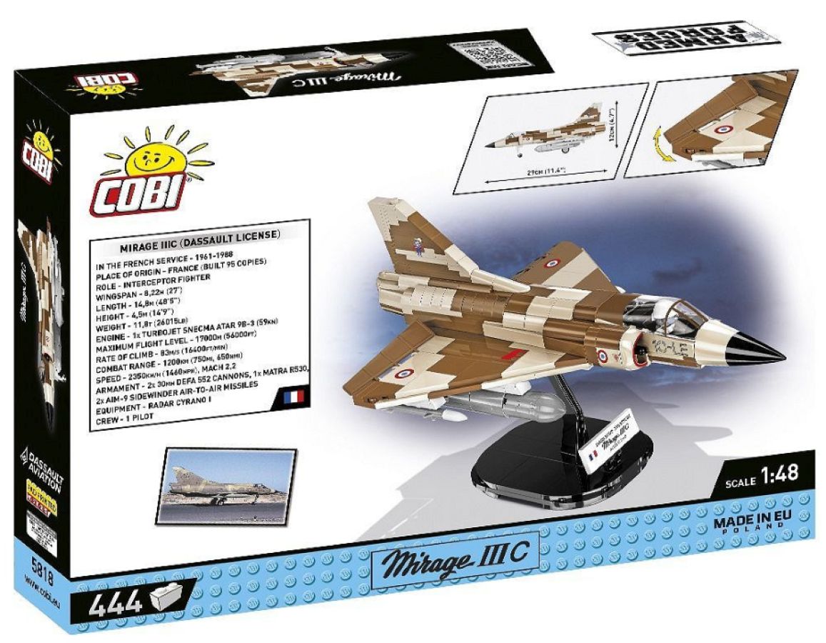 Armed Forces - Mirage IIIC Vexin (444 Piece Kit)