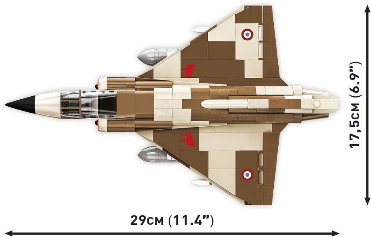 Armed Forces - Mirage IIIC Vexin (444 Piece Kit)