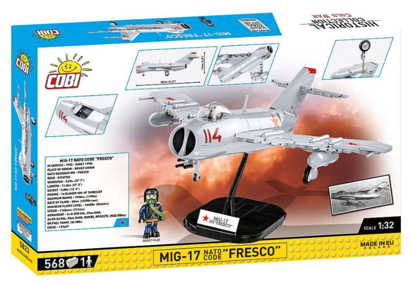 Cold War - MiG-17 NATO Code "Fresco" (568 Piece Kit)