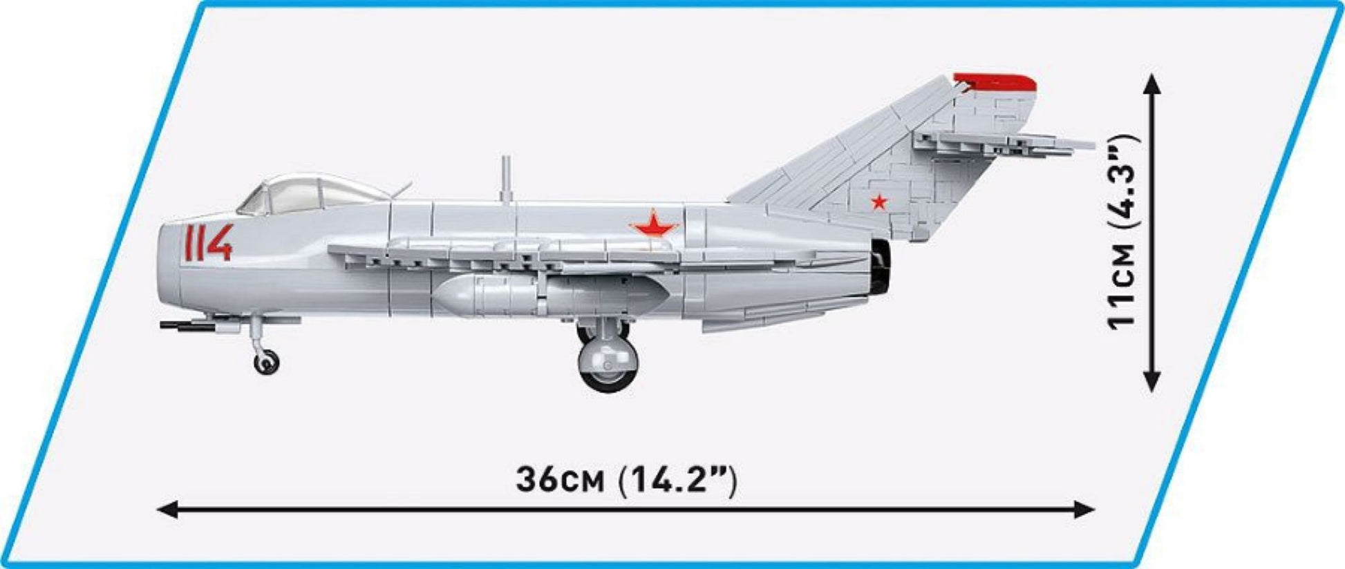 Cold War - MiG-17 NATO Code "Fresco" (568 Piece Kit)