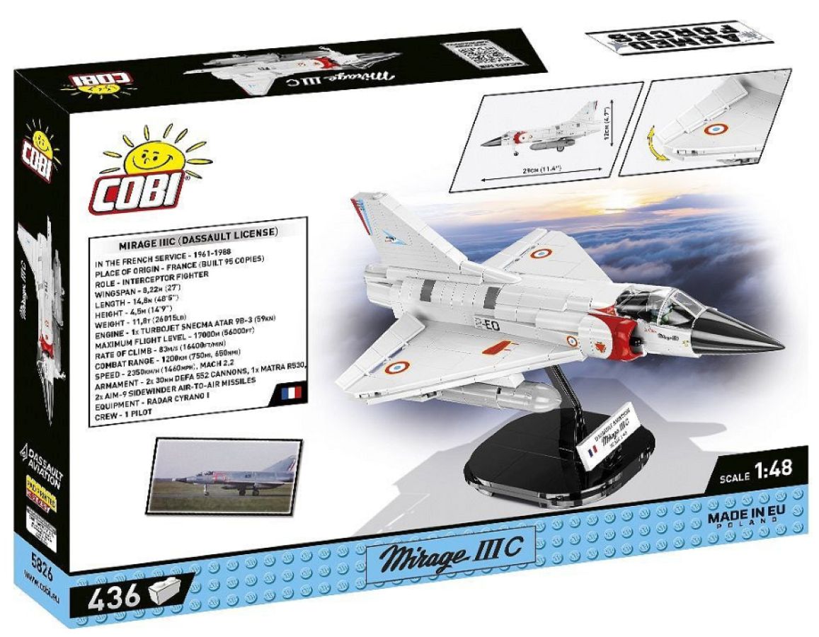 Armed Forces - Mirage IIIC Cigognes (436 Piece Kit)