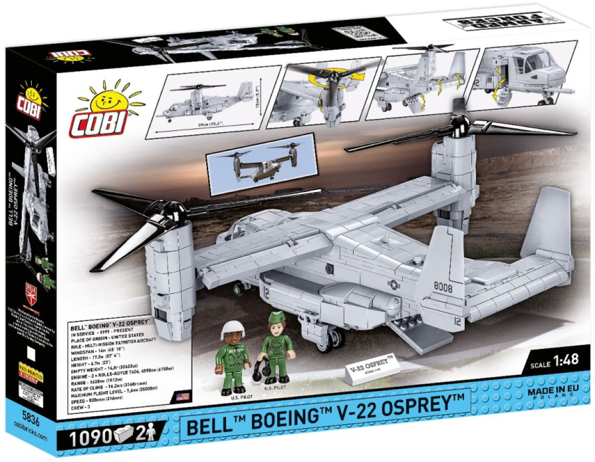 Armed Forces - Bell-Boeing V-22 Osprey (1086 Piece Kit)