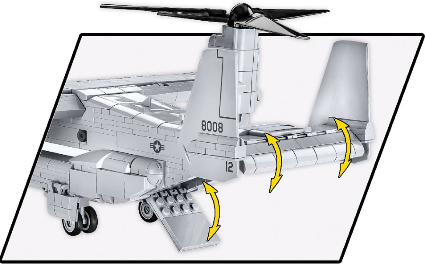 Armed Forces - Bell-Boeing V-22 Osprey (1086 Piece Kit)