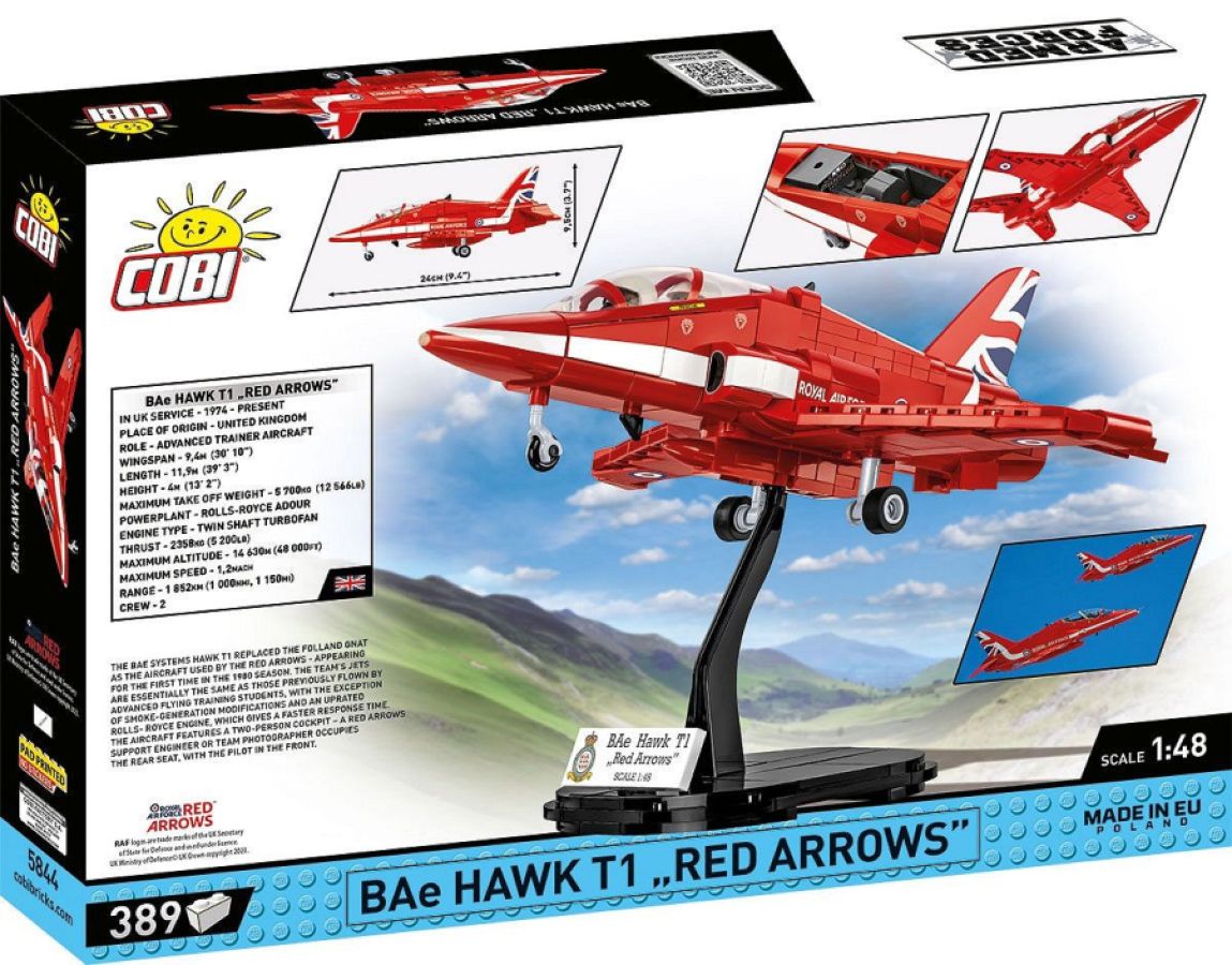 Armed Forces - BAe Hawk T1 Red Arrows (386 Piece Kit)