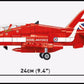 Armed Forces - BAe Hawk T1 Red Arrows (386 Piece Kit)