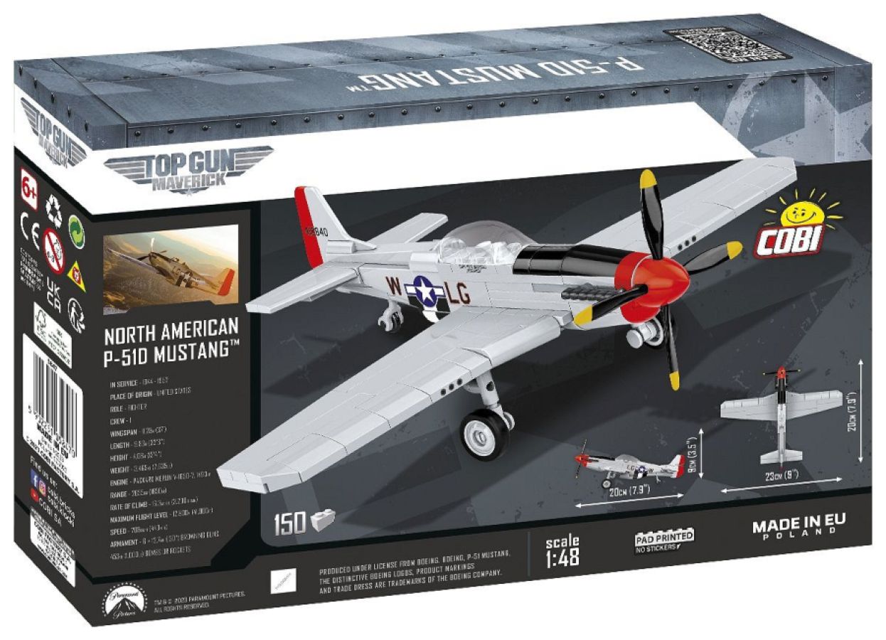 Top Gun: Maverick - P-51D Mustang (145 Piece Kit)