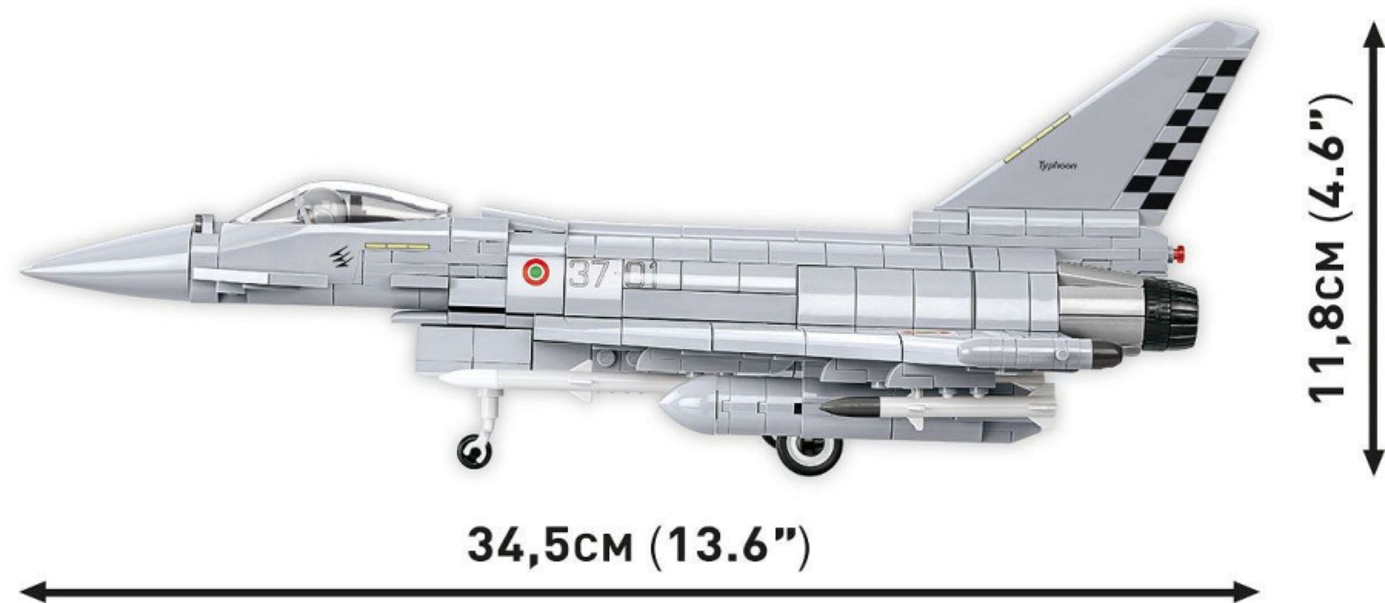 Armed Forces - Eurofighter F2000 Typhoon (642 Piece Kit)