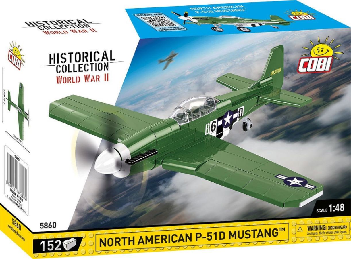 World War 2 - P-51 Mustang (150 Piece Kit)