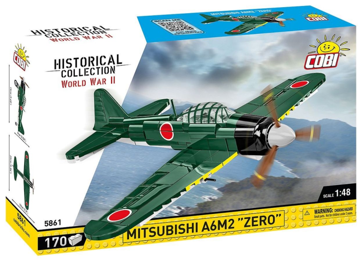 World War 2 - Mitsubishi A6M2 "Zero" (170 Piece Kit)