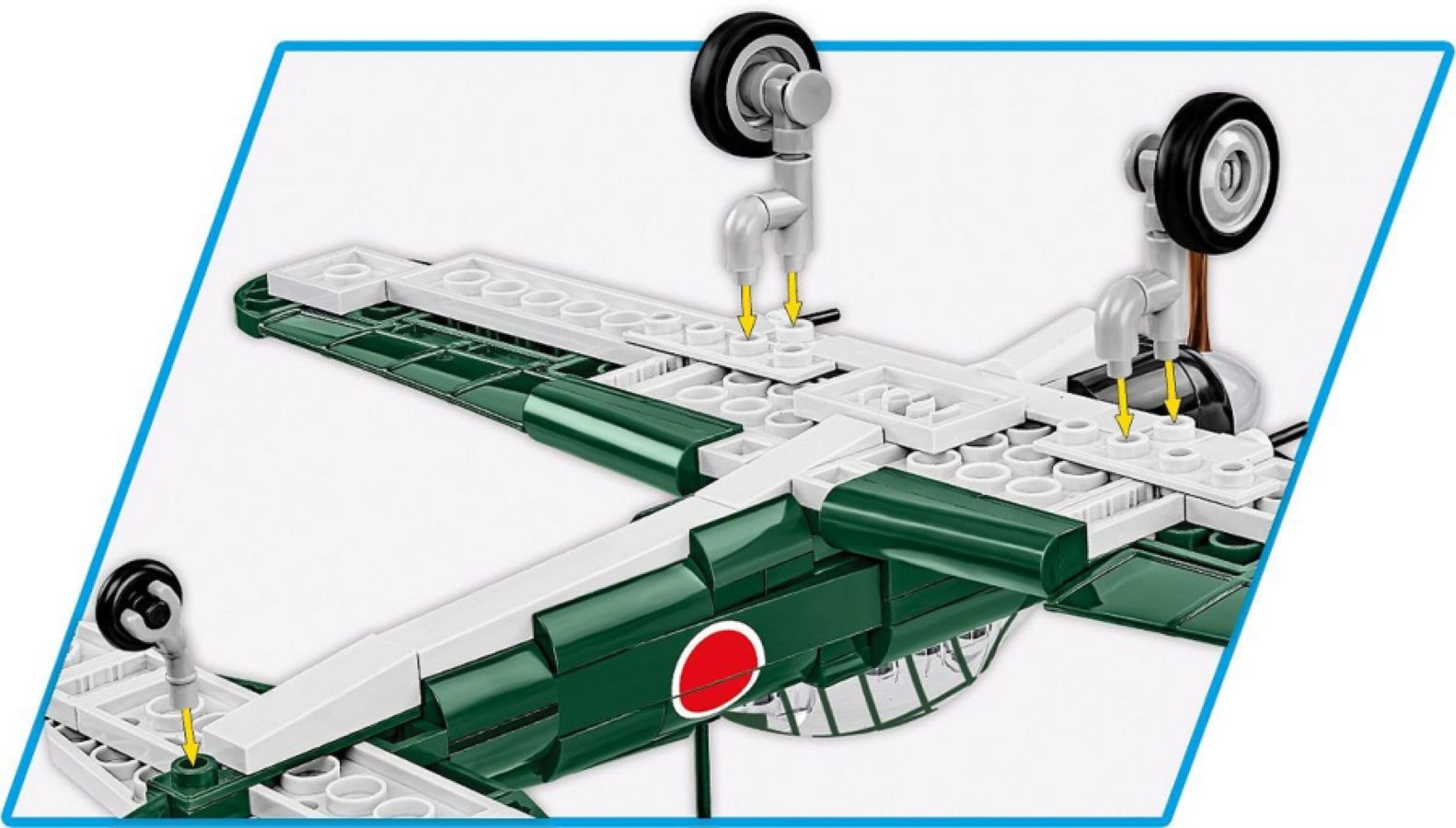 World War 2 - Mitsubishi A6M2 "Zero" (170 Piece Kit)