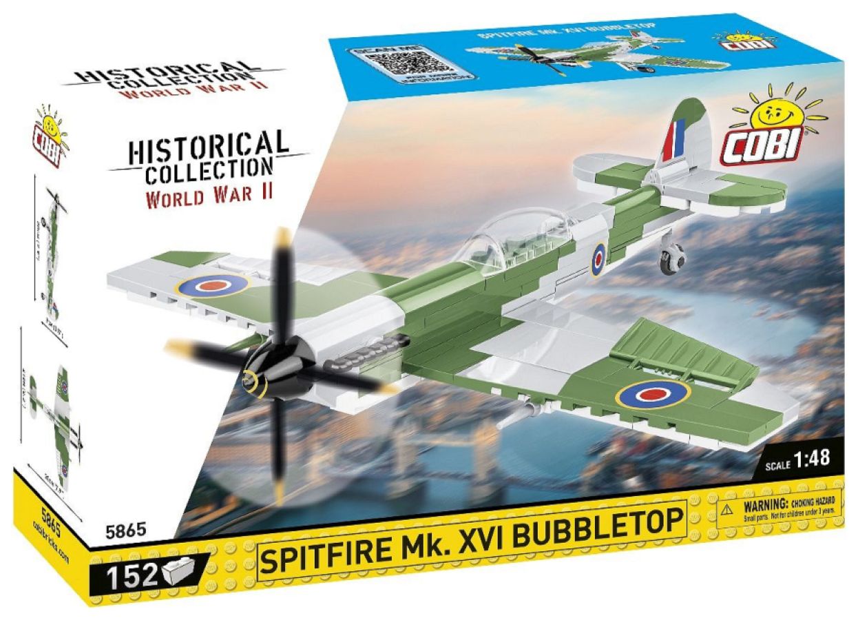 World War 2 - Spitfire Mk. XVI Bubbletop (152 Piece Kit)