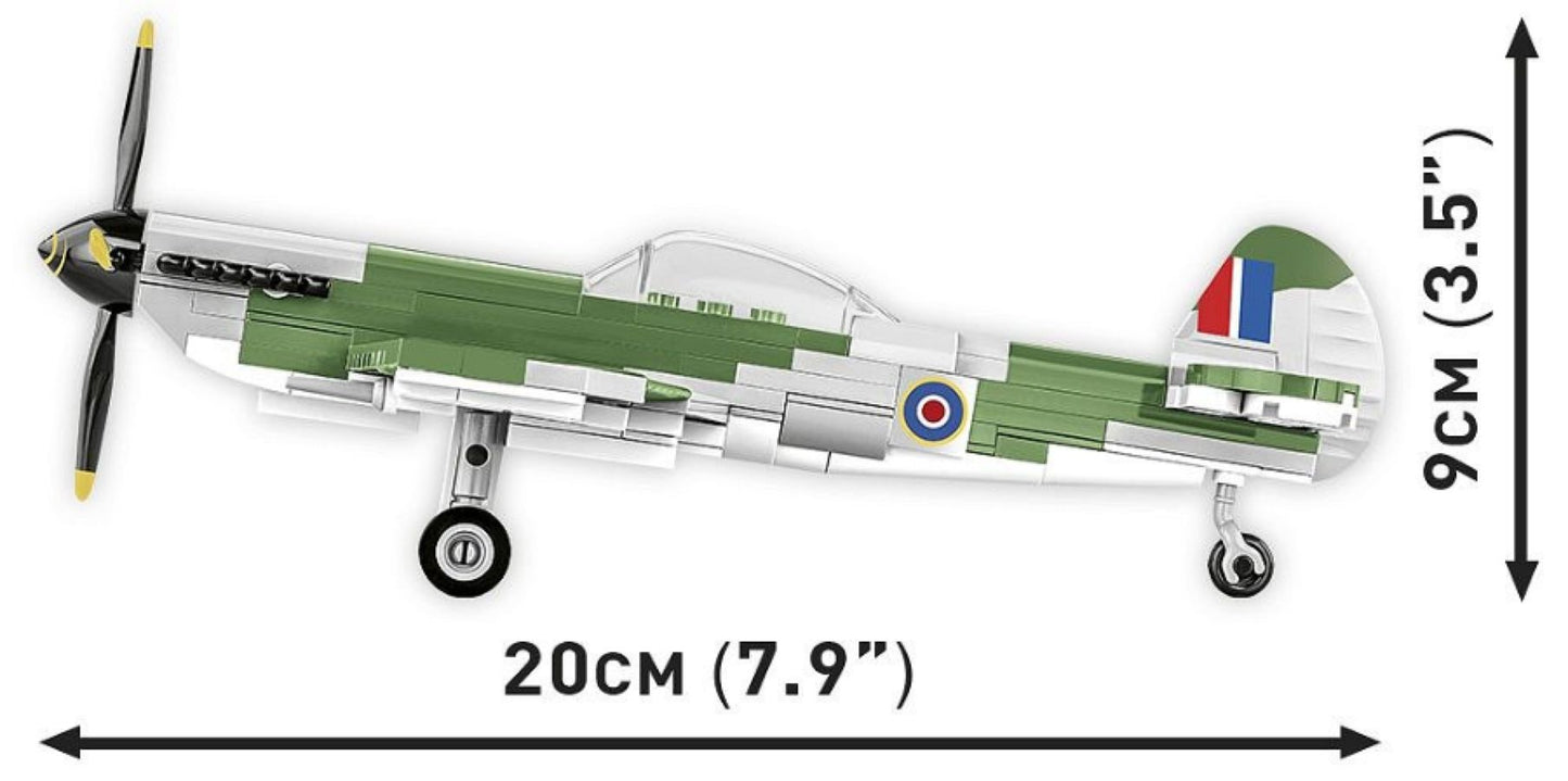 World War 2 - Spitfire Mk. XVI Bubbletop (152 Piece Kit)