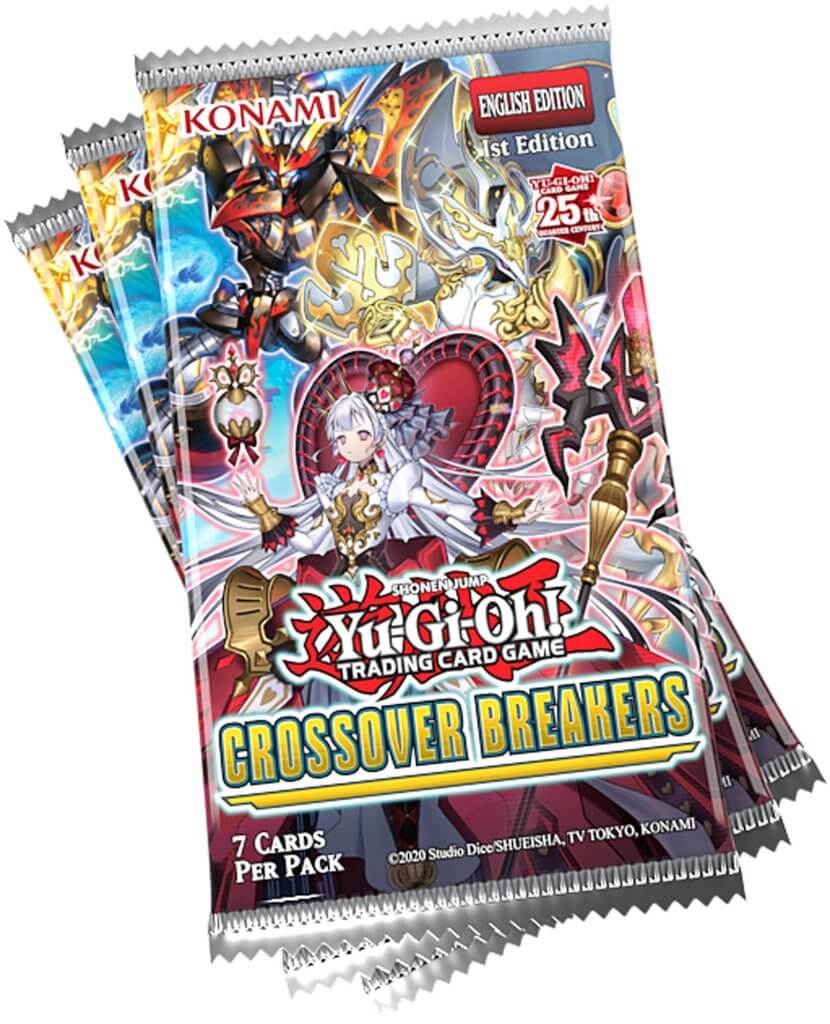 YU-GI-OH! TCG Crossover Breakers - 7 x Card 3 Pack Booster