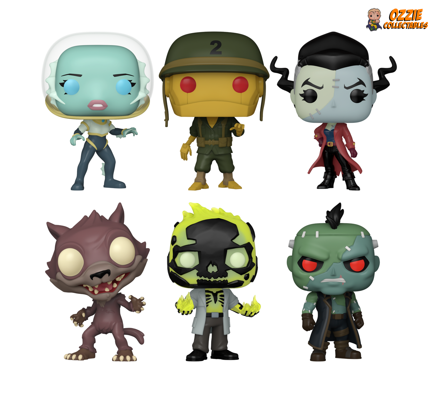 Creature Commandos Bundle - 6 POP! Vinyls