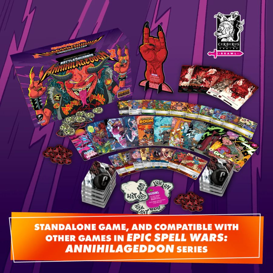 Epic Spell Wars - Anihilageddon : Satanic Panic Deck Building Game