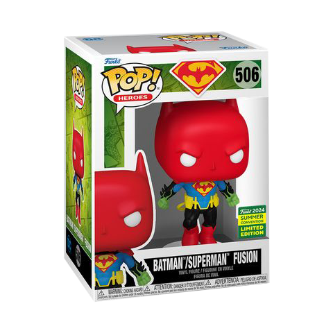 DC - Batman / Superman Fusion SDCC 2024 Summer Convention Shared Exclusive Pop! Vinyl