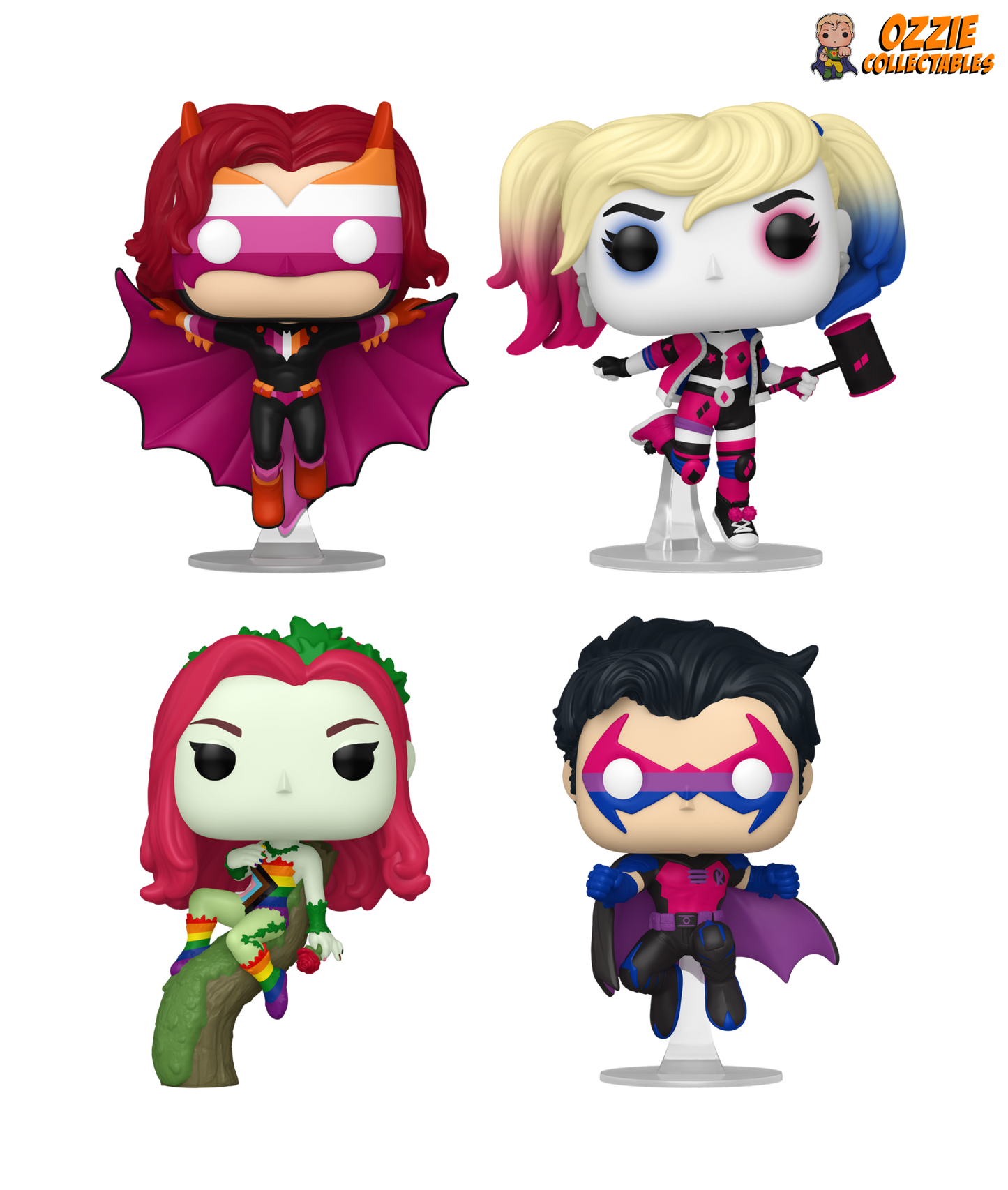 DC Comics Pride 2025 Bundle - 4 POP! Vinyls