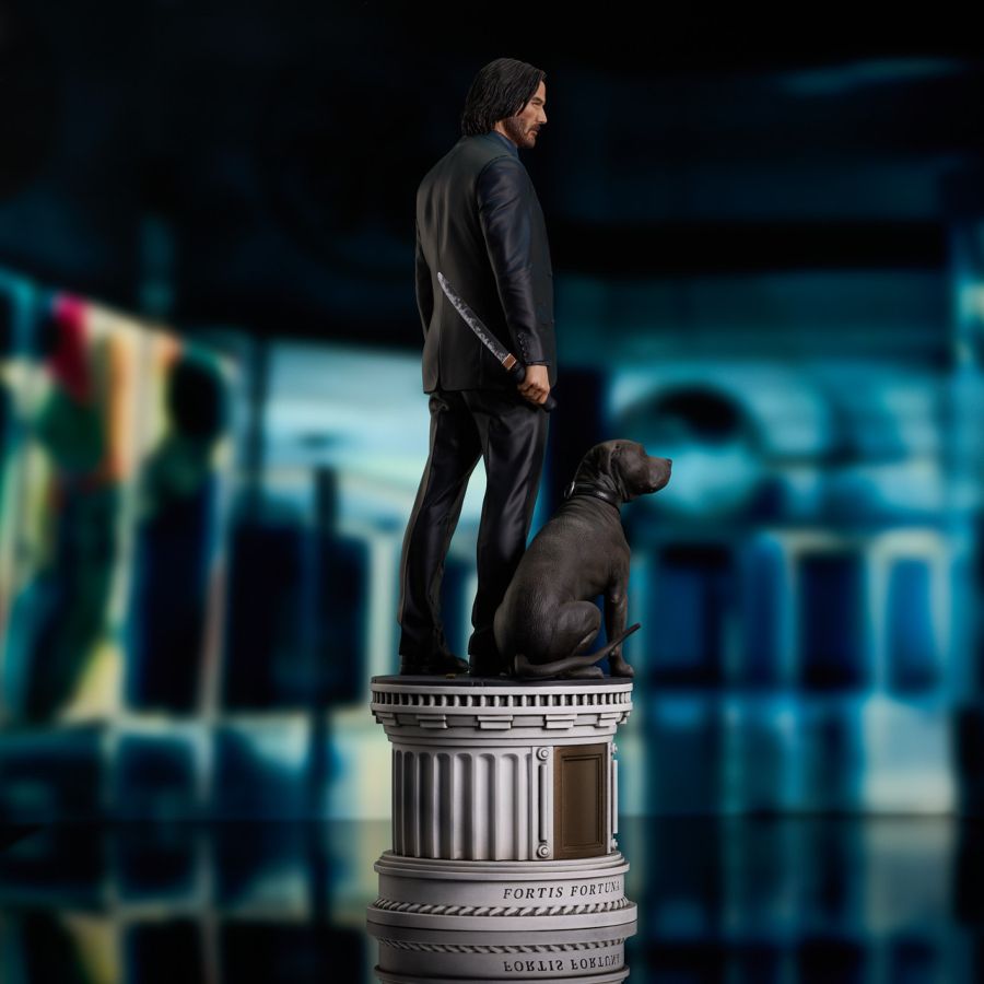 John Wick 3 - John Wick with Dog Milestones Statue