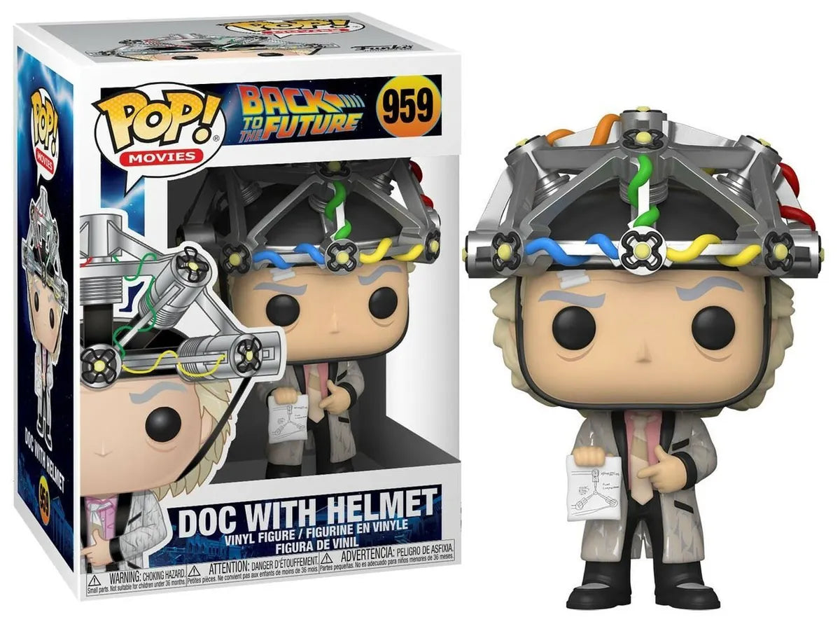 Back to the Future - Doc with Helmet Pop! Vinyl