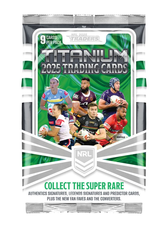 Rugby League - 2025 Traders Titanium Cards (Display of 36)