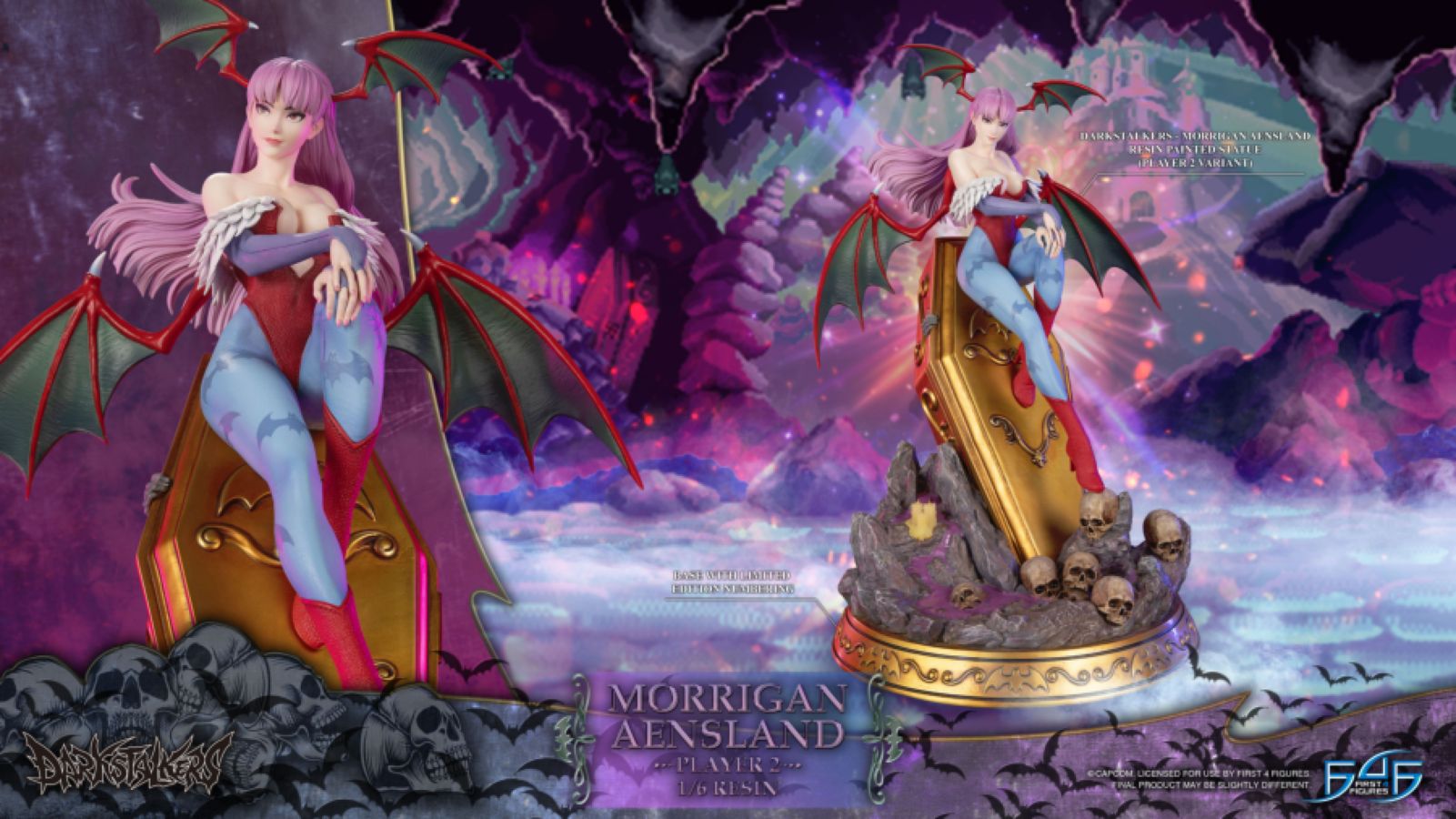 Dark Stalkers - Morrigan Aensland (Player 2 version) 1:6 Scale Statue