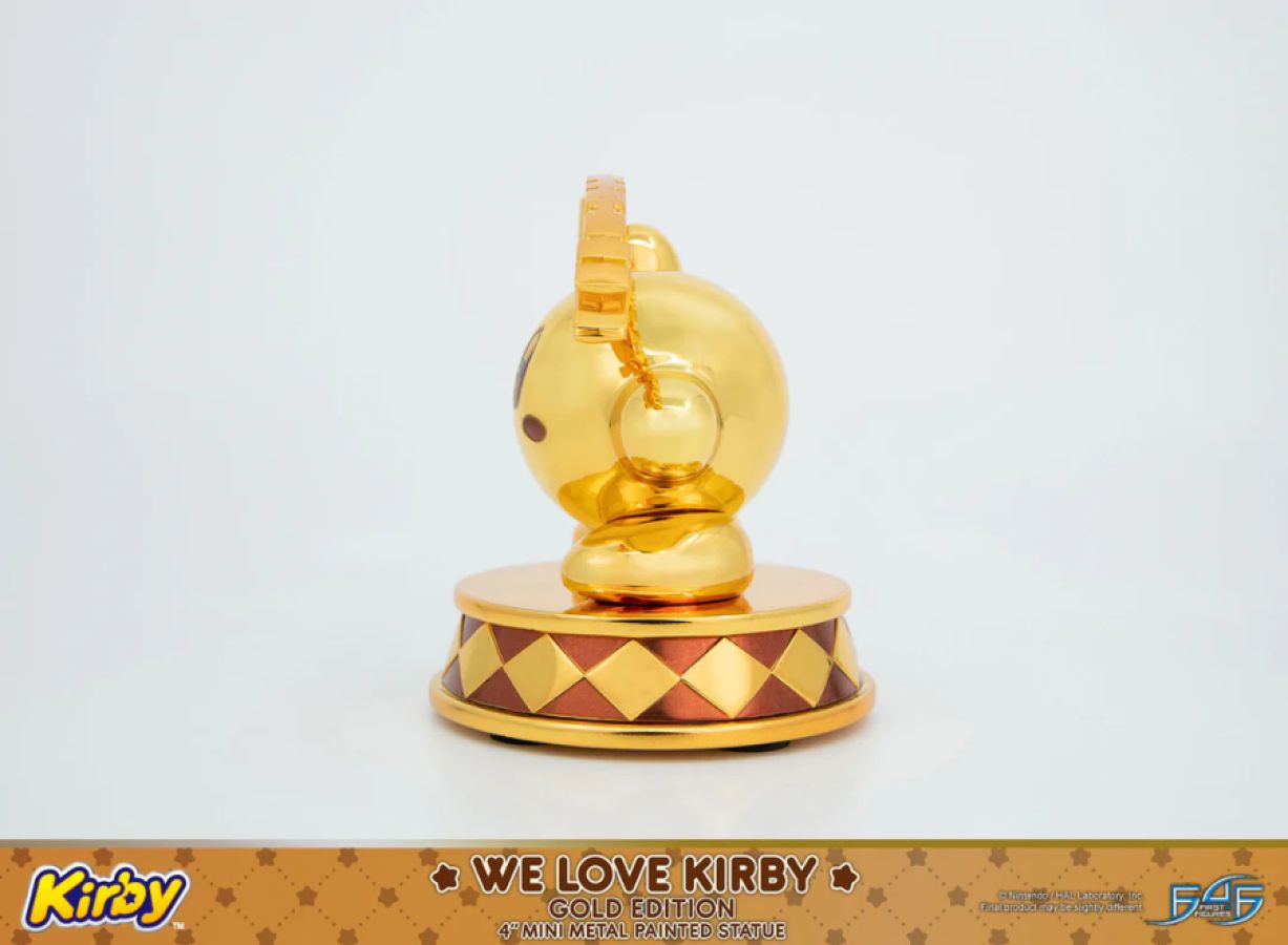 Kirby - We Love Kirby Diecast Statue [Gold Version]