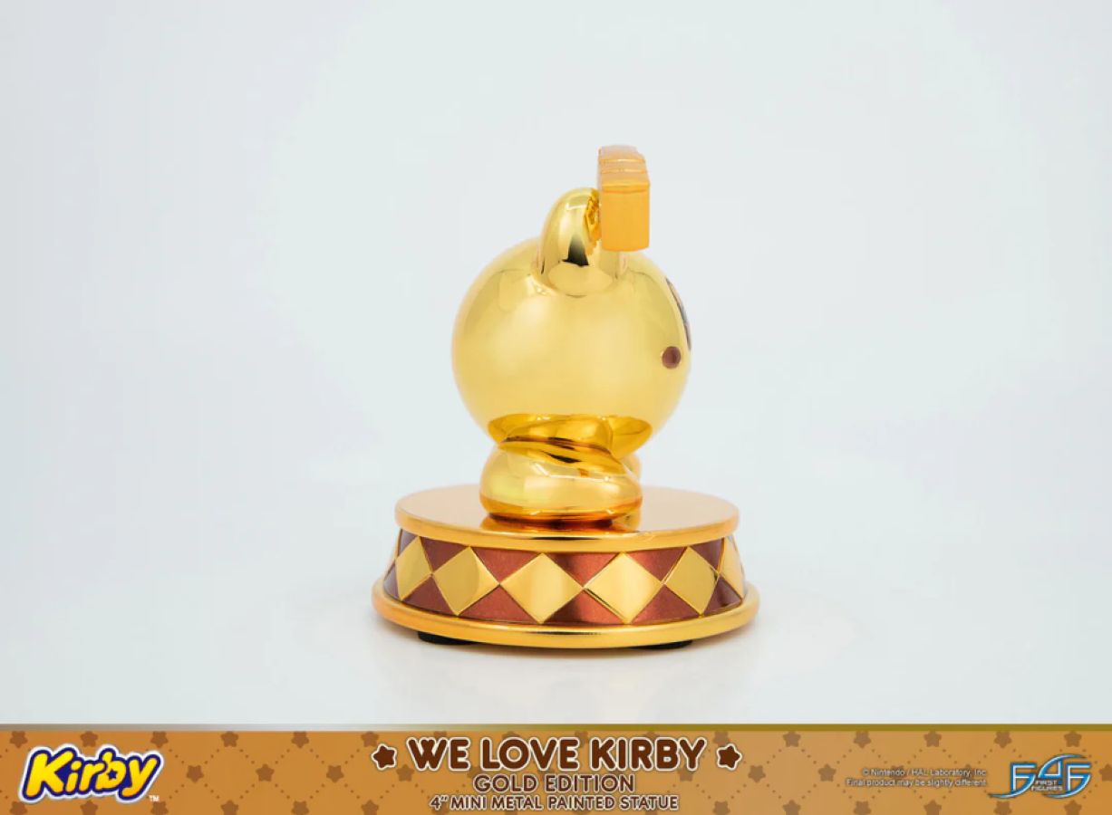 Kirby - We Love Kirby Diecast Statue [Gold Version]