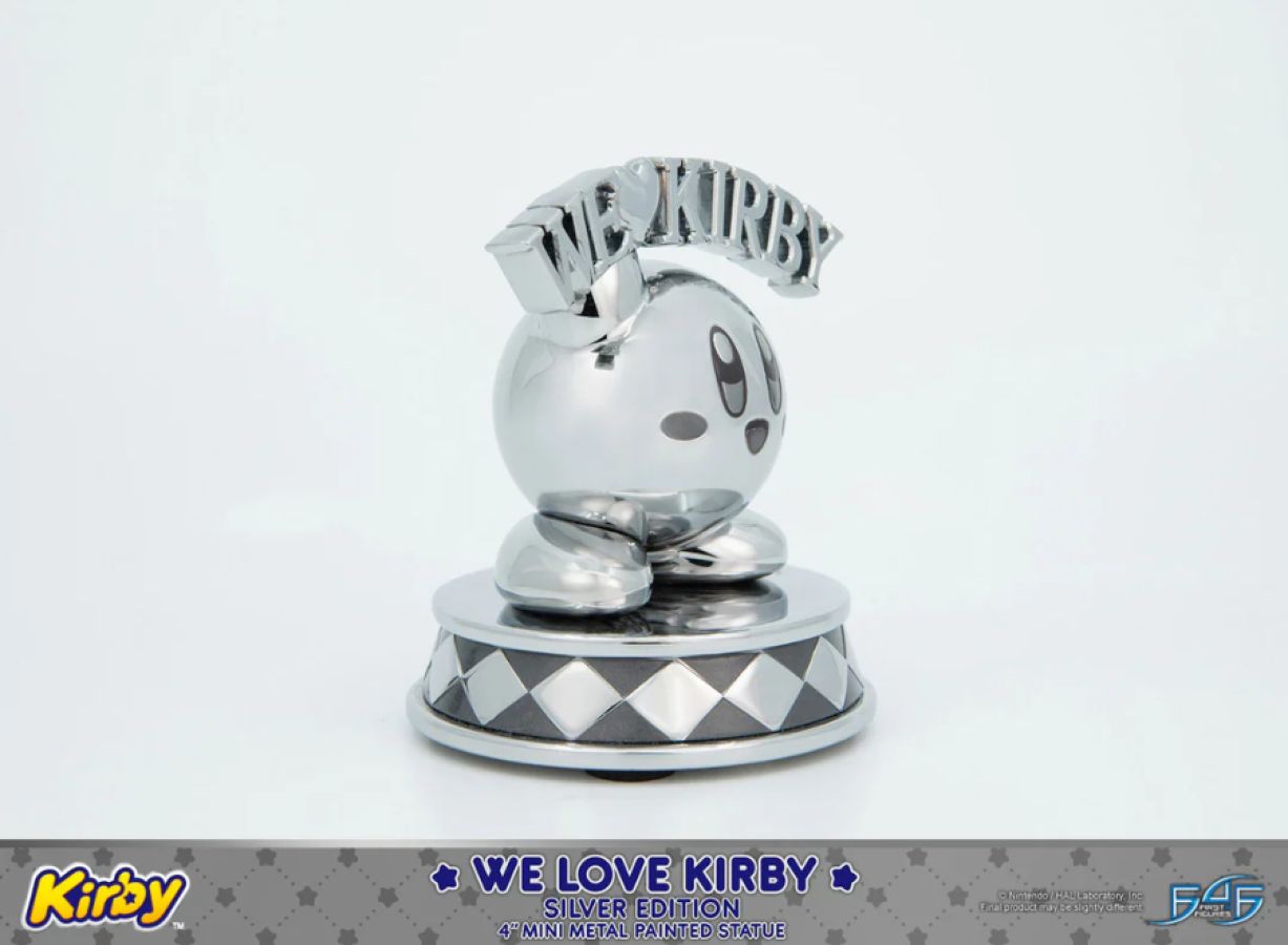 Kirby - We Love Kirby Diecast Statue [Silver Version]