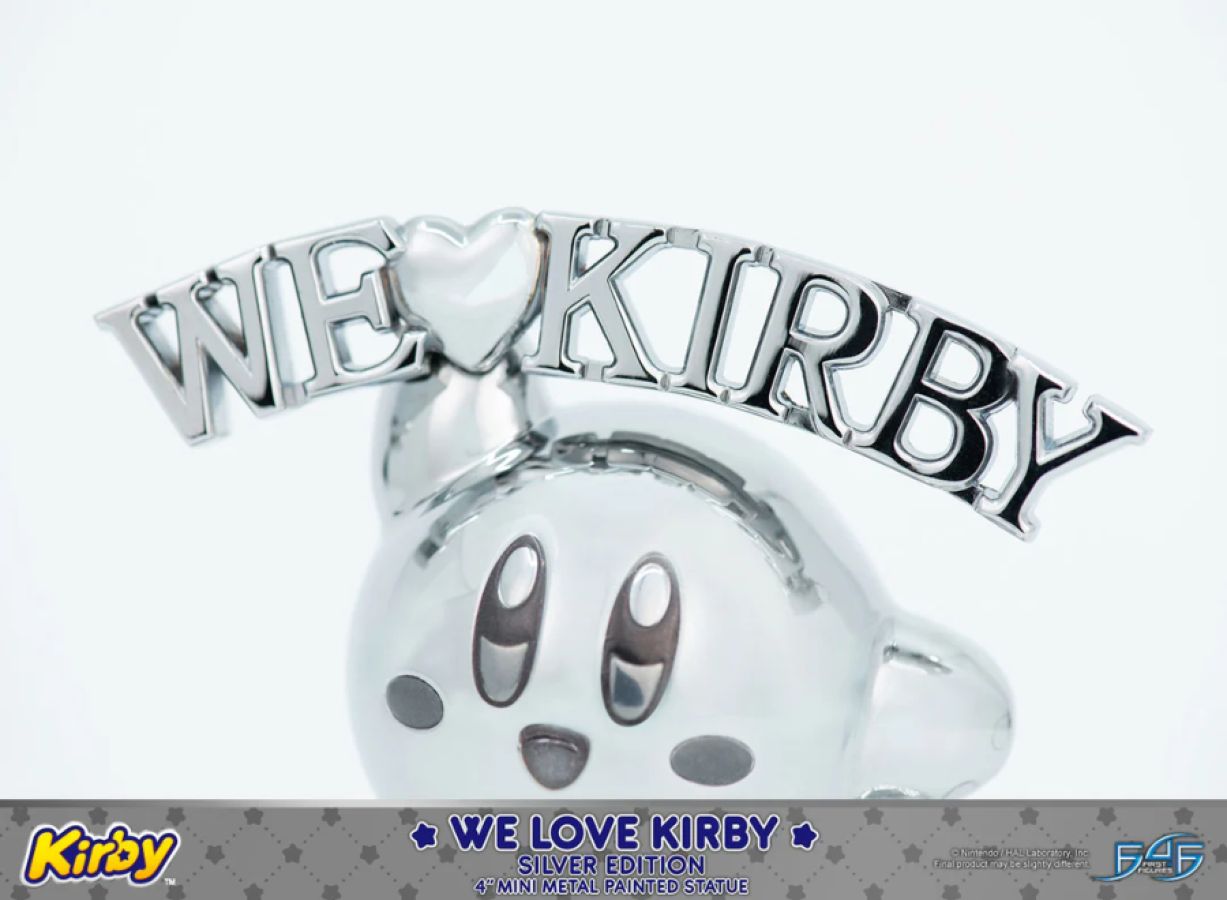 Kirby - We Love Kirby Diecast Statue [Silver Version]