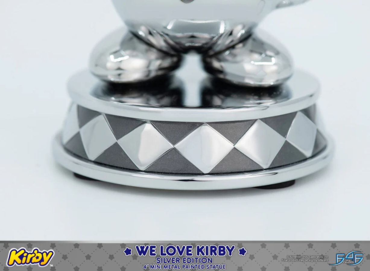 Kirby - We Love Kirby Diecast Statue [Silver Version]