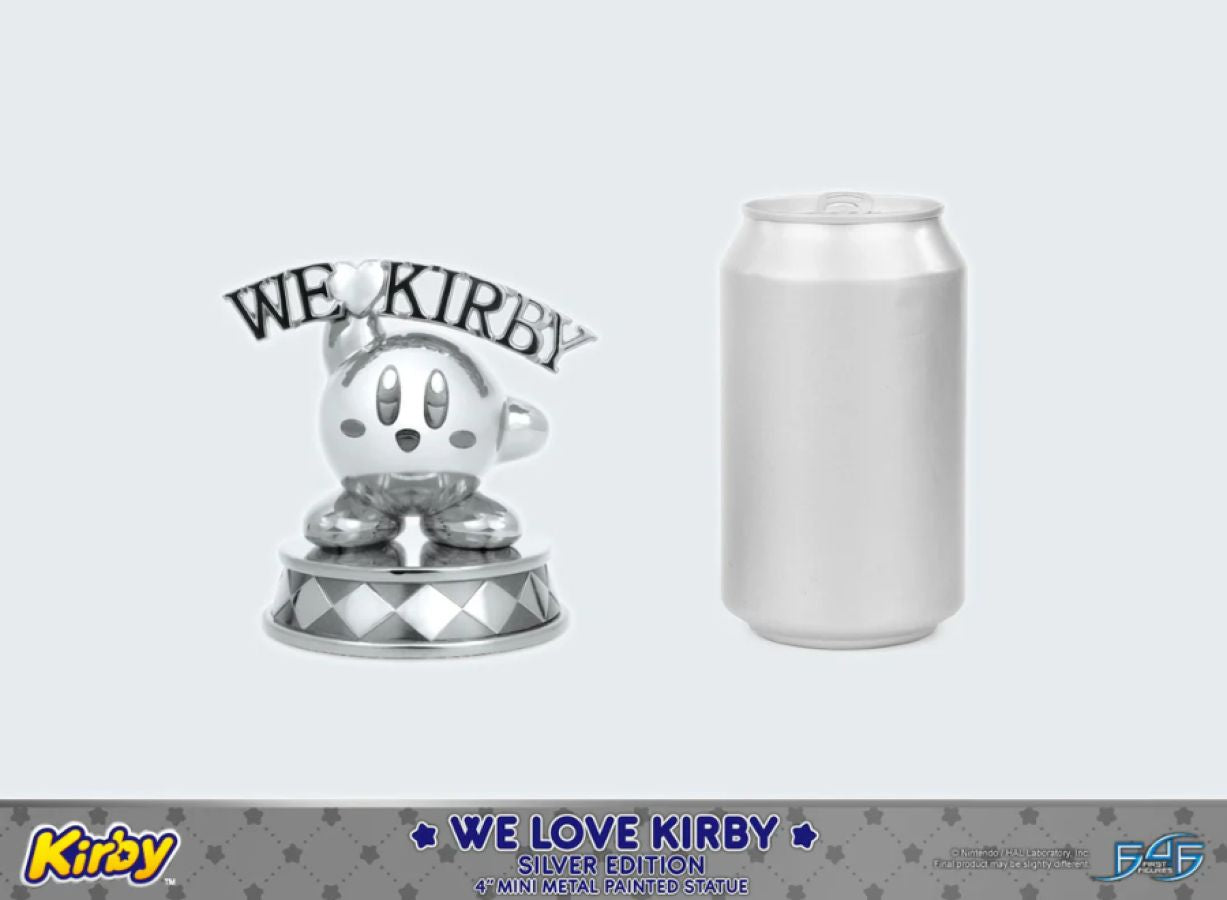 Kirby - We Love Kirby Diecast Statue [Silver Version]