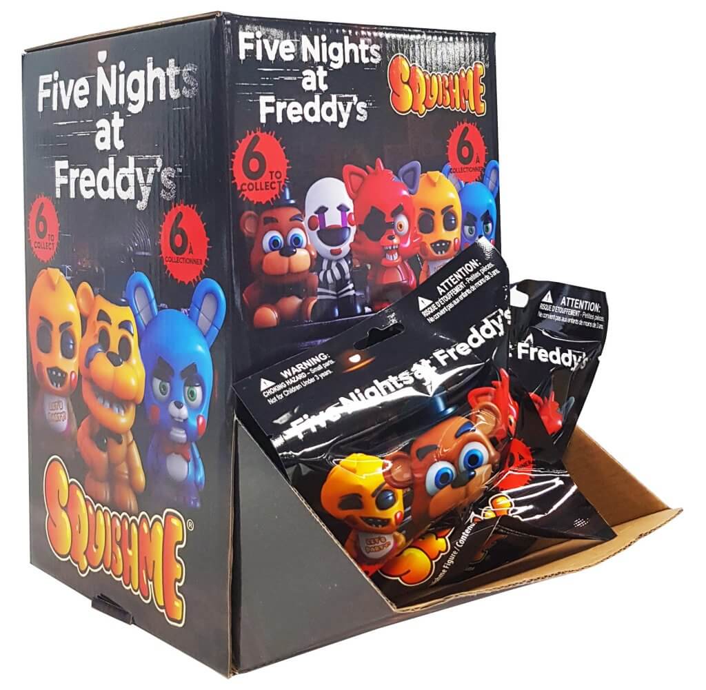 FIVE NIGHTS AT FREDDY'S 2.5 inch Squishmee Assortment