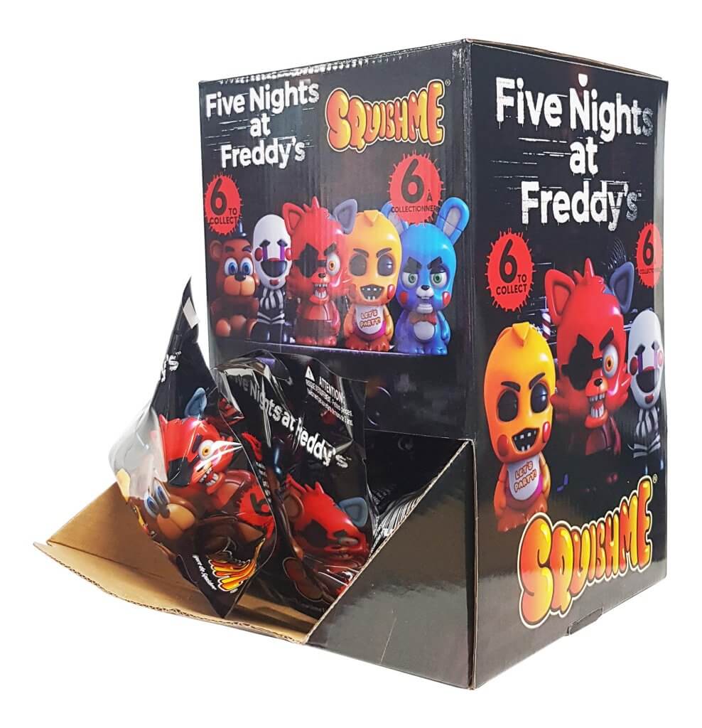 FIVE NIGHTS AT FREDDY'S 2.5 inch Squishmee Assortment