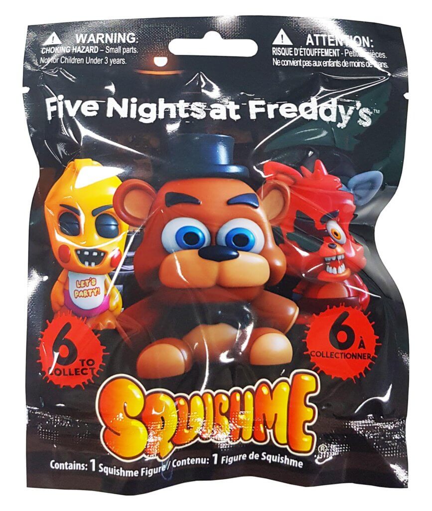 FIVE NIGHTS AT FREDDY'S 2.5 inch Squishmee Assortment