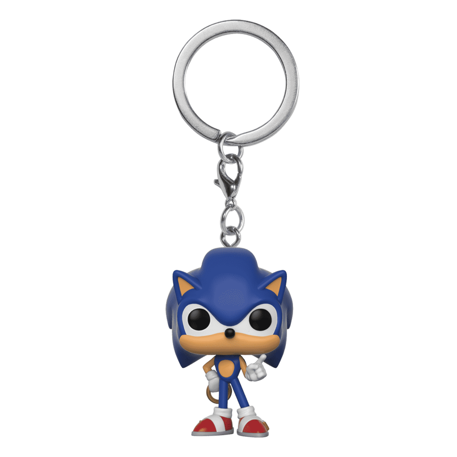 Sonic the Hedgehog - Sonic with Ring Pocket Pop! Keychain