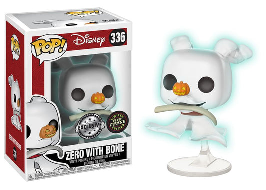 Zero With Bone -  The Nightmare Before Christmas Pop! Vinyl - Ozzie Collectables