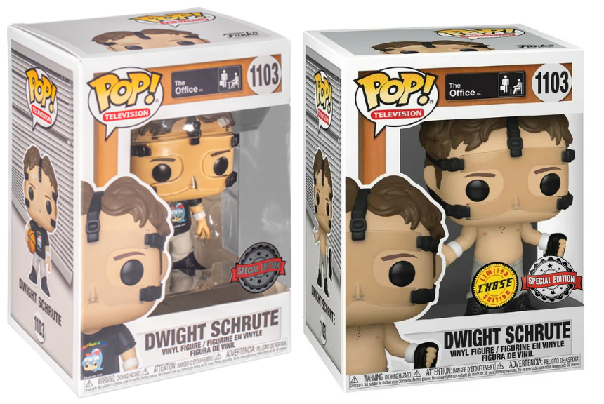 The Office - Basketball Dwight US Exclusive Pop! Vinyl Chase Bundle