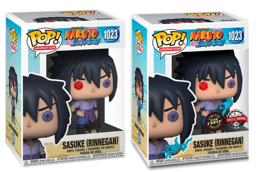 Naruto: Shippuden - Sasuke Rinnegan US Exclusive Pop! Vinyl Chase Bundle