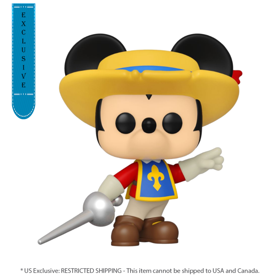 The Three Musketeers - Mickey Mouse Disney Funkon 2021 Summer Convention Exclusive Pop! Vinyl