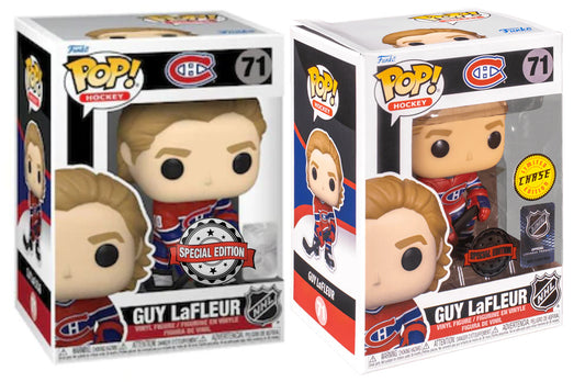 NHL: Canadiens - Guy LaFleur (Red)US Exclusive Pop! Vinyl Chase Bundle