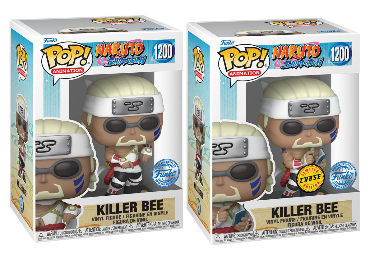 Naruto: Shippuden - Killer Bee US Exclusive Pop! Vinyl Chase Bundle