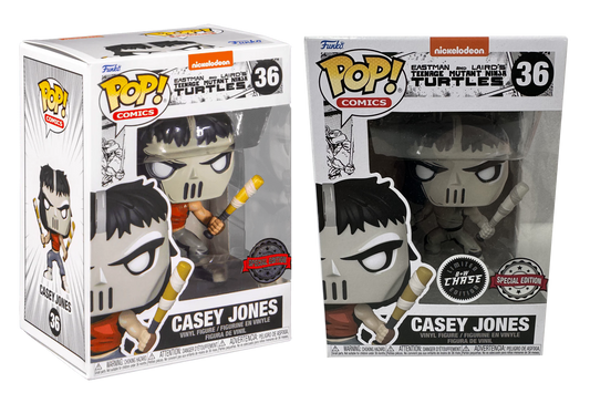 Teenage Mutant Ninja Turtles (comics) - Casey Jones US Exclusive Pop! Vinyl Chase Bundle