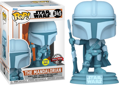 Star Wars: The Mandalorian - Mandalorian Hologram Glow US Exclusive Pop! Vinyl