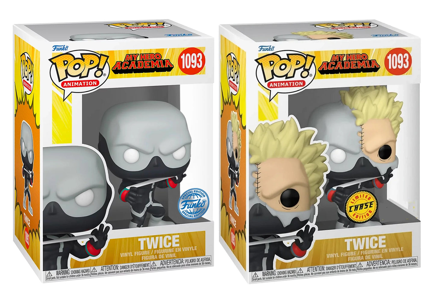 My Hero Academia - Twice US Exclusive Pop! Vinyl Chase Bundle