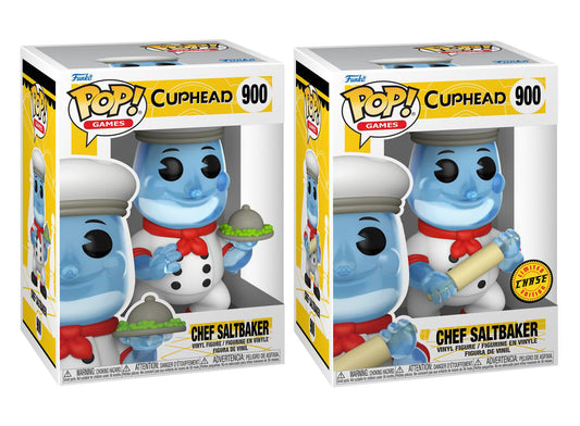 Cuphead - Chef Saltbaker Pop! Vinyl Chase Bundle