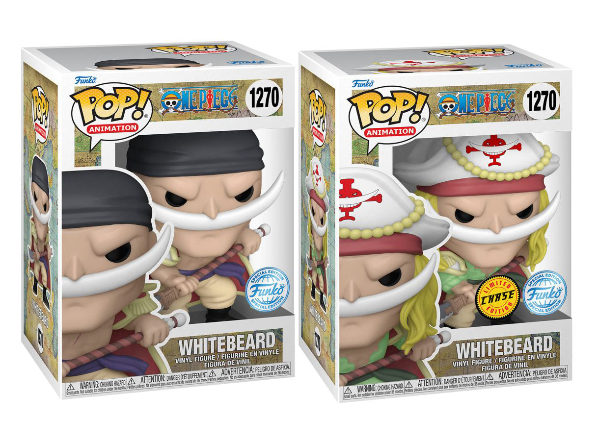 One Piece - Whitebeard US Exclusive Pop! Vinyl Chase Bundle