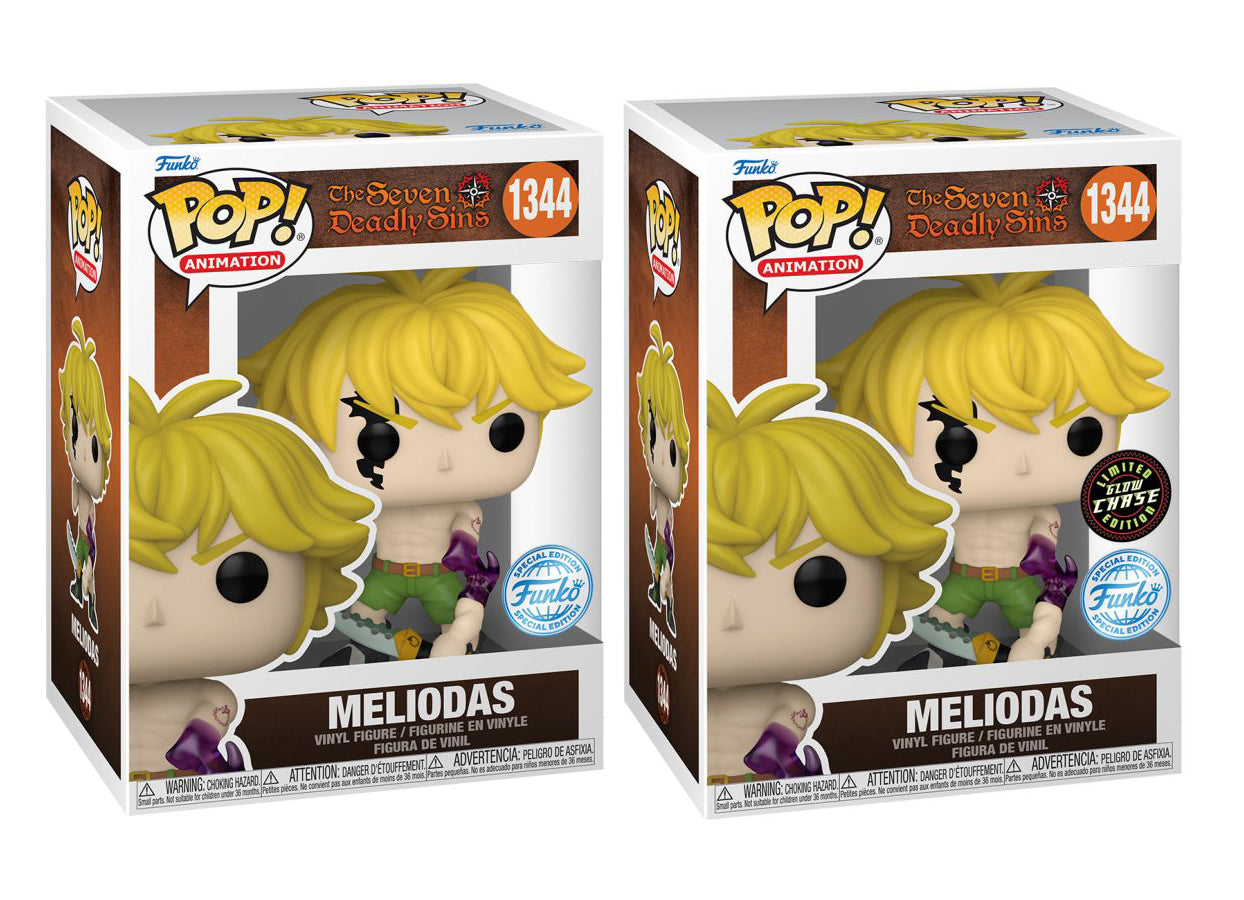 Seven Deadly Sins - Meliodas (Demon Mode) Pop! Vinyl Chase Bundle