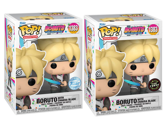 Boruto - Boruto with Chakra Sword US Exclusive Pop! Vinyl Chase Bundle