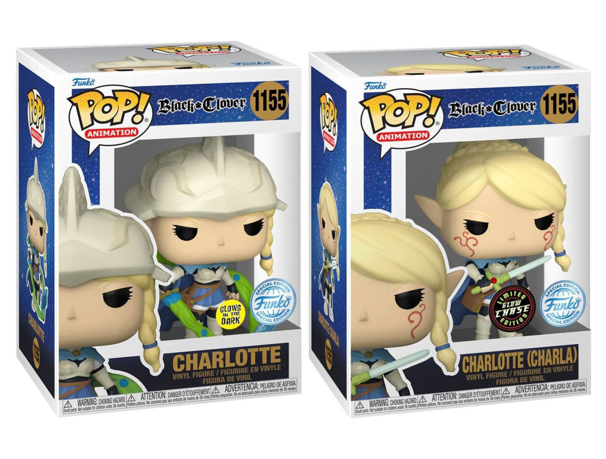 Black Clover - Charlotte US Exclusive Pop! Vinyl Chase Bundle