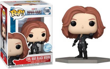 Captain America 3: Civil War - Black Widow Build-A-Scene US Exclusive Pop! Vinyl